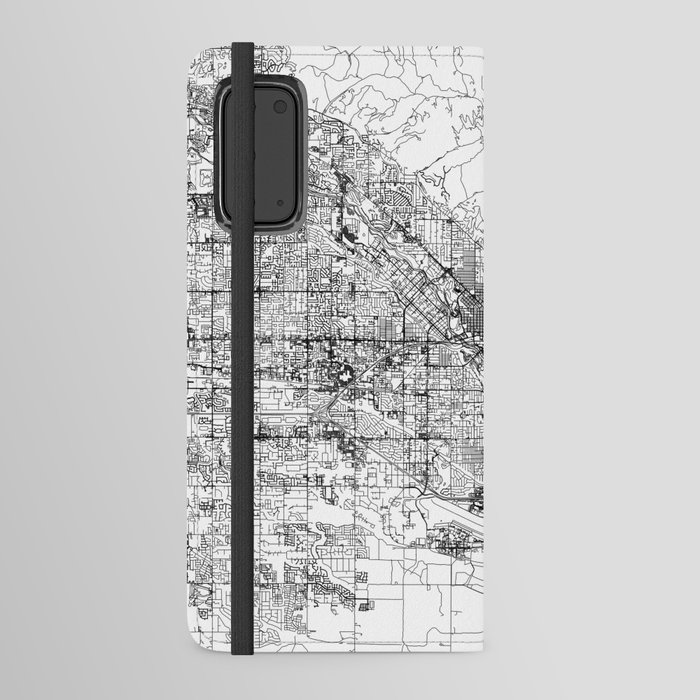 Boise White Map Android Wallet Case