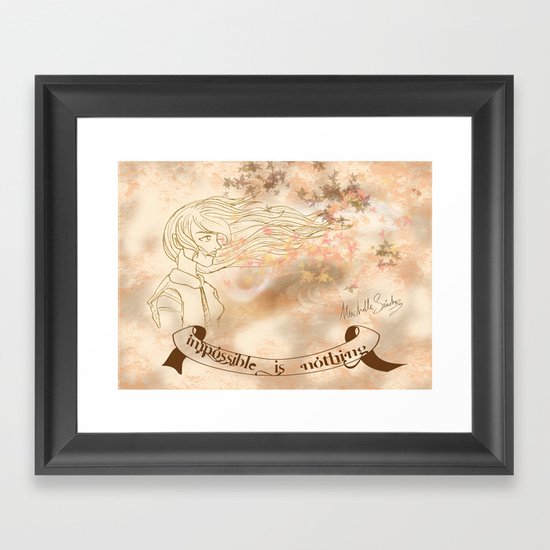 WINDS OF CHANGE. Framed Art Print
