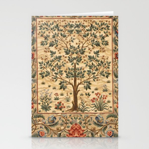 William Morris "Tree of life" 3. Stationery Cards