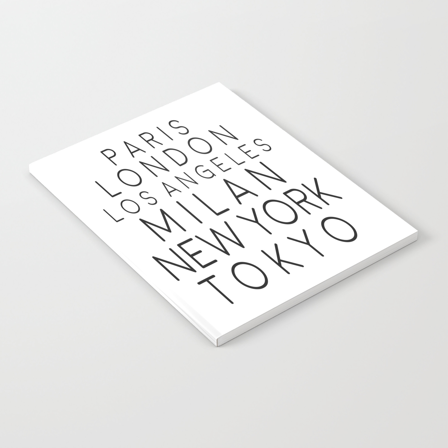 Paris London Los Angeles New York Tokyo Home Decor Fashion Print