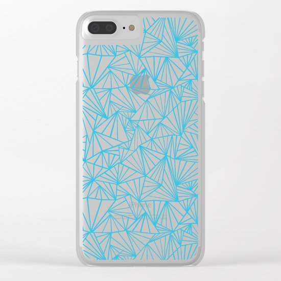 Ab Fan Electric Repeat Clear iPhone Case
