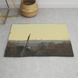 in the still of autumn Rug
