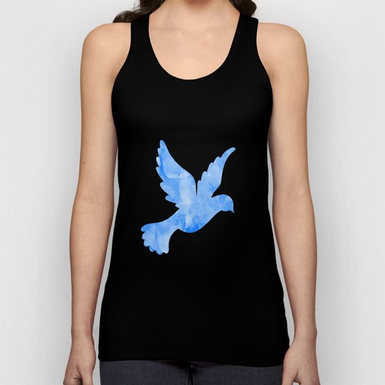 Abstract Flying Dove II Unisex Tank Top
