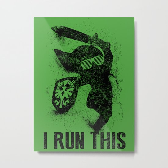 Link Boss Black Version Metal Print