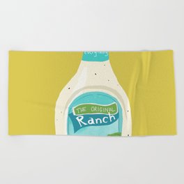Ranch Dressing Beach Towel