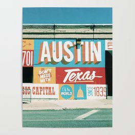 Austin Mural Tour #1 Poster