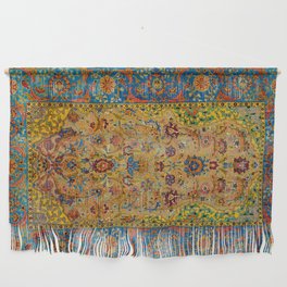 Hereke Vintage Persian Silk Rug Print Wall Hanging