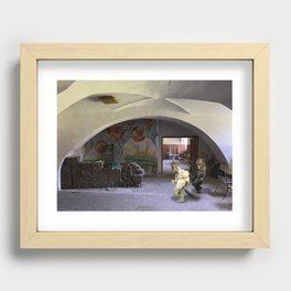 Janitors Recessed Framed Print