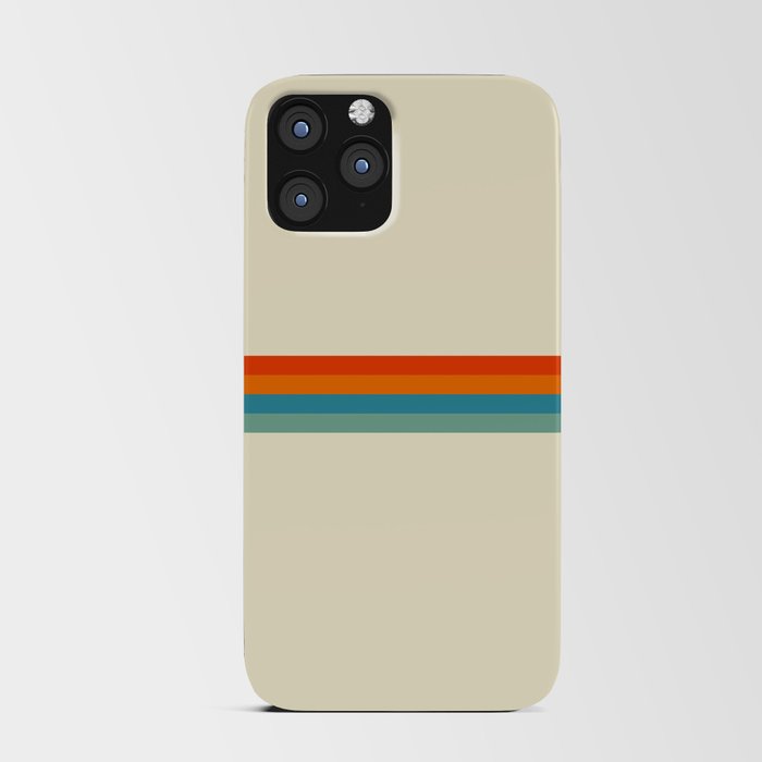 Delanoh - Colorful Abstract Stripes iPhone Card Case