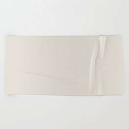 Neutral Linen Off White Solid Color PPG Hourglass PPG1022-1 - All One Single Shade Hue Colour Beach Towel