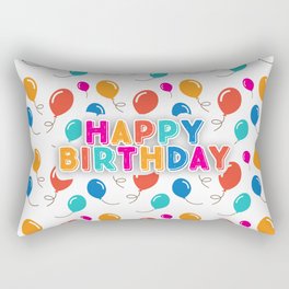 happy birthday Rectangular Pillow