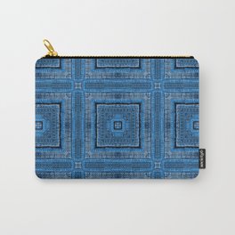 Blue Jeans Never Go Out Of Style Cool Denim Patchwork Design Carry-All Pouch