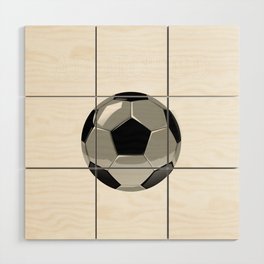 Addicted To Soccer Ball Football Player Goalie Quote slogan Wood Wall Art