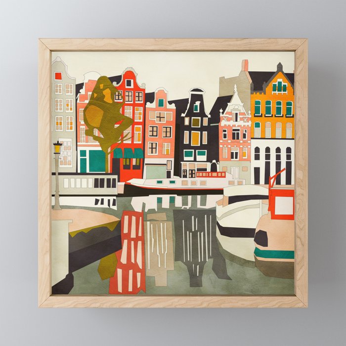 Amsterdam 1 Framed Mini Art Print