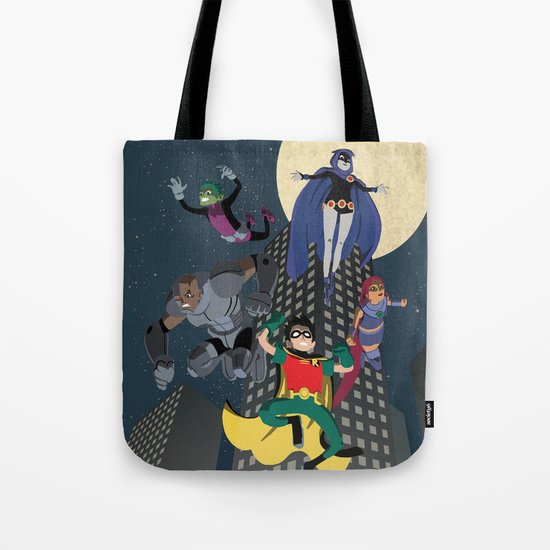 Teen Titans Tote Bag