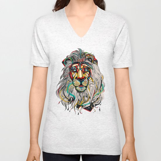 Lion Unisex V-Neck