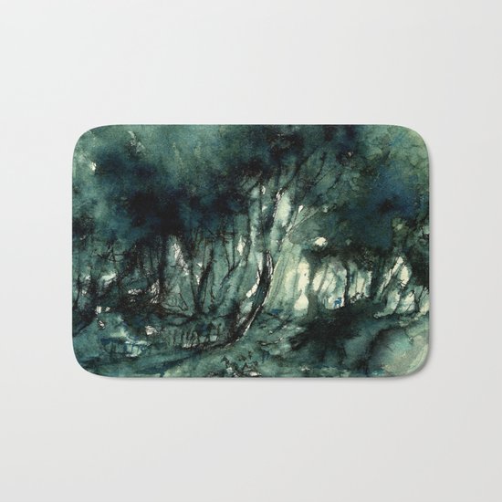 mürekkeple orman Bath Mat