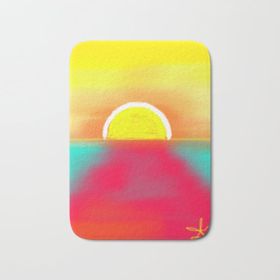 HOT SUNSET Bath Mat