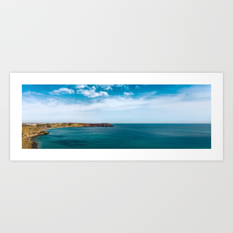 Ocean View From Fortaleza De Sagres Portugal Art Print By Jmiguel Society6