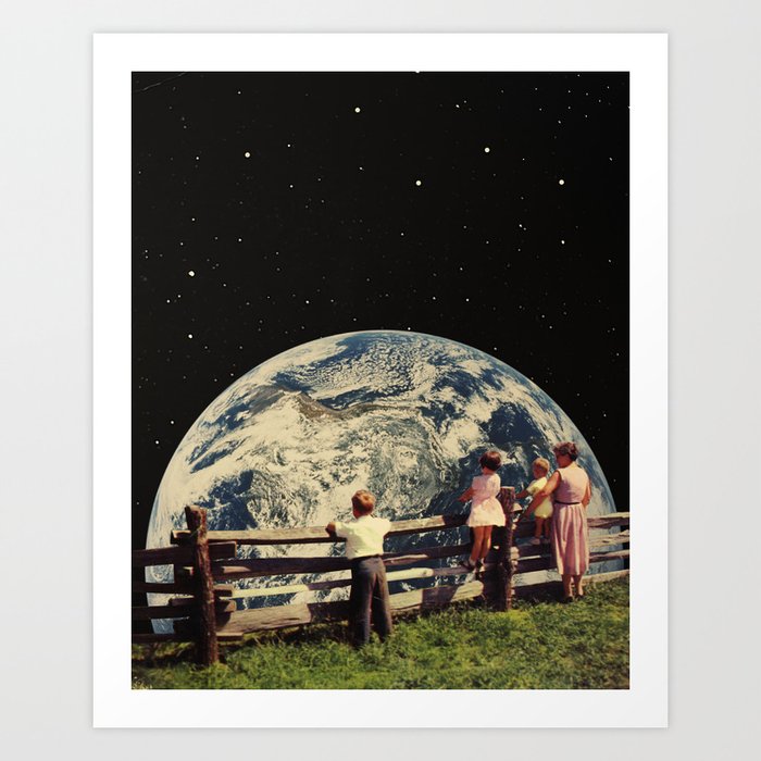The kid's planet Art Print
