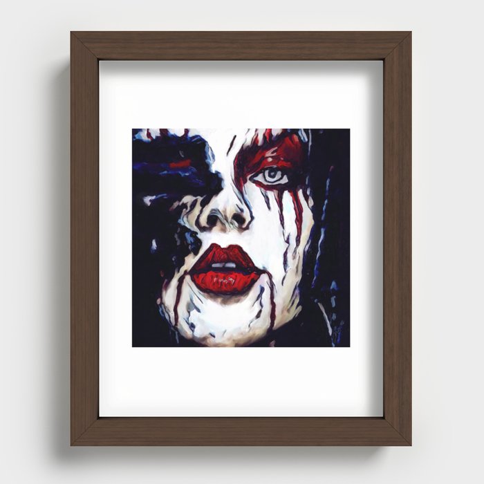 Conflicting Personalities Recessed Framed Print