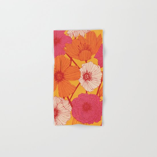 Summer Flowers Hand & Bath Towel