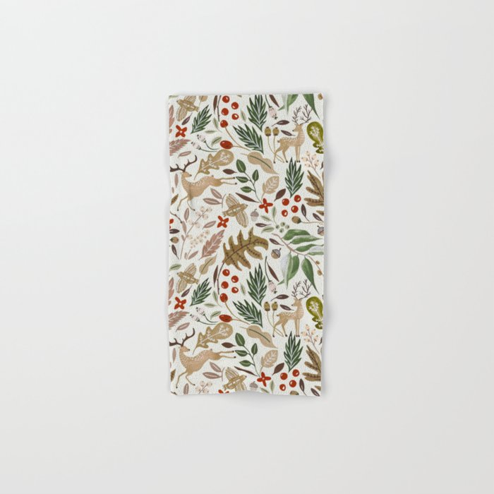 Christmas in the wild nature Hand & Bath Towel