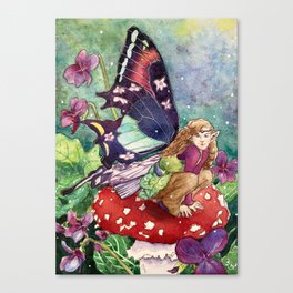 The Violet Faery Canvas Print