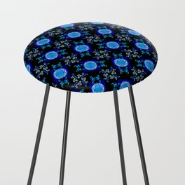 Intricate Eastern Patterns Counter Stool