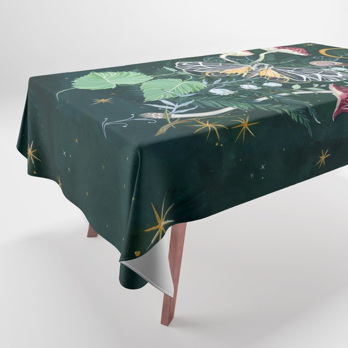 Mushroom night moth Tablecloth