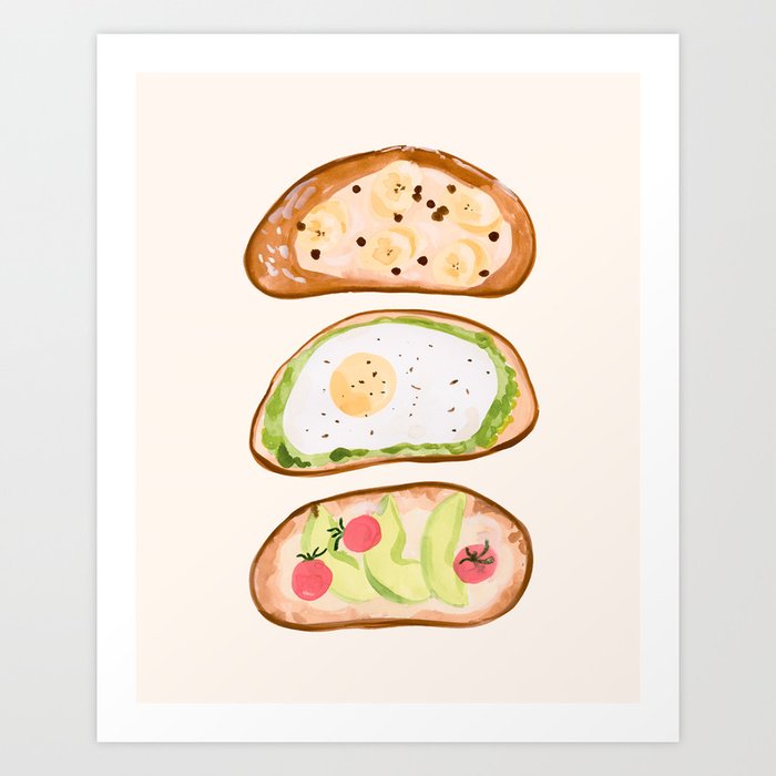 Toasts Art Print