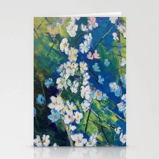 Cherry Blossoms Stationery Cards