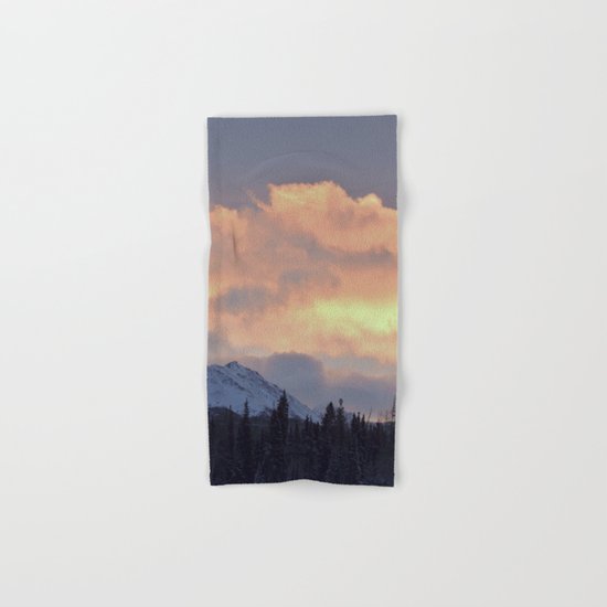 Serenity Rose Mt Sunrise Hand & Bath Towel