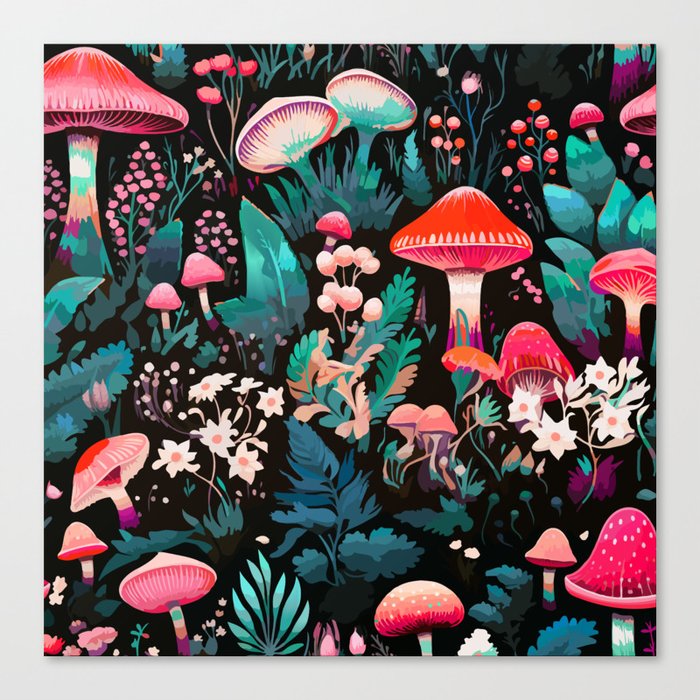 Mushroom City  Canvas Print