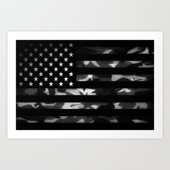 American camouflage Art Print