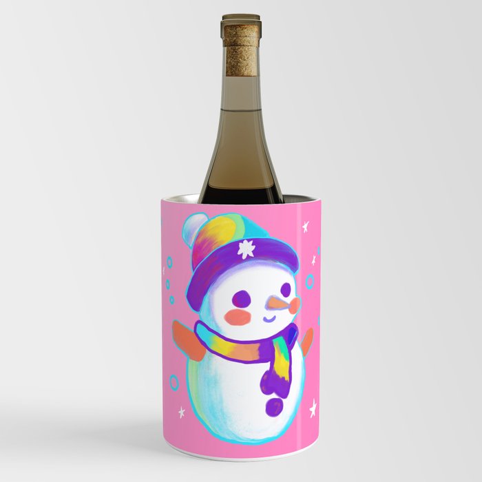 Rainbow Snowman Wine Chiller