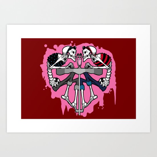 Kreeper Girls Art Print