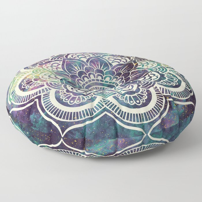 Galaxy Mandala : Deep Pastels Floor Pillow