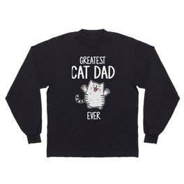 Costume For Cat Lover. Gift From Dad Long Sleeve T Shirt