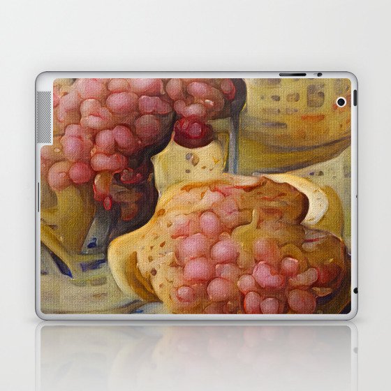 French Wine and English Crumpets Laptop & iPad Skin