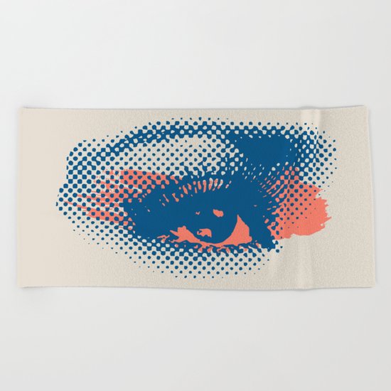 Heaven Is In Your Eyes Beach Towel