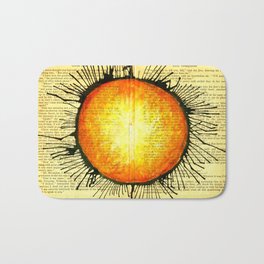 The Sun Who Wanted A Cup Of Strong Espresso Bath Mat