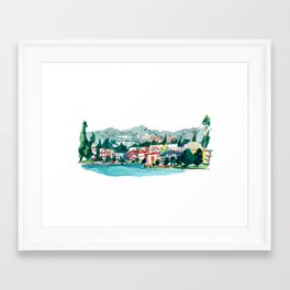 Lake Merritt, Oakland, CA Framed Art Print