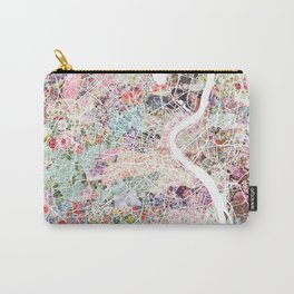 Bordeaux map, france Carry-All Pouch