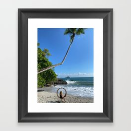 Beach Blonde Framed Art Print