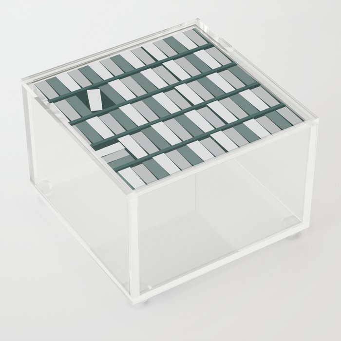 bookshelf (grey tone family) Acrylic Box