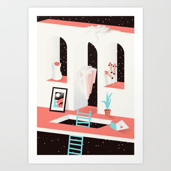 Moon Room Art Print