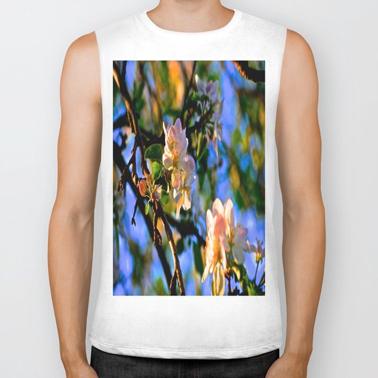 Evening Blossoms Biker Tank