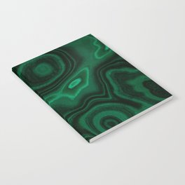 Earth treasures - patterns of malachite Notebook