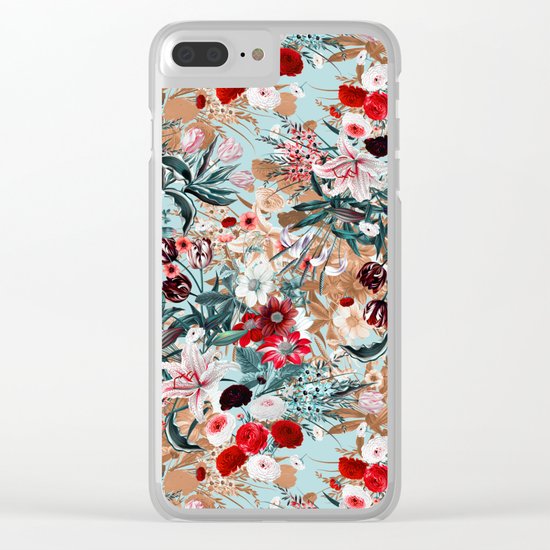 Summer Botanical Garden XIII Clear iPhone Case